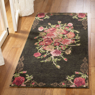 Safavieh Classic Vintage CLV115Z Black/Red Area Rug Room Scene Feature