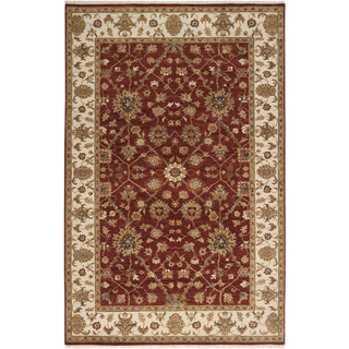 Surya Cambridge CMB-8003 Burgundy Area Rug 5'6'' x 8'6''