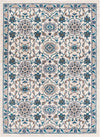 Surya Clairmont CMT-2301 Sky Blue Medium Gray Navy Camel Dark Brown Ivory Area Rug Mirror main image