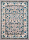 Surya Clairmont CMT-2316 Medium Gray Camel Sky Blue Dark Brown Navy Ivory Area Rug Mirror main image