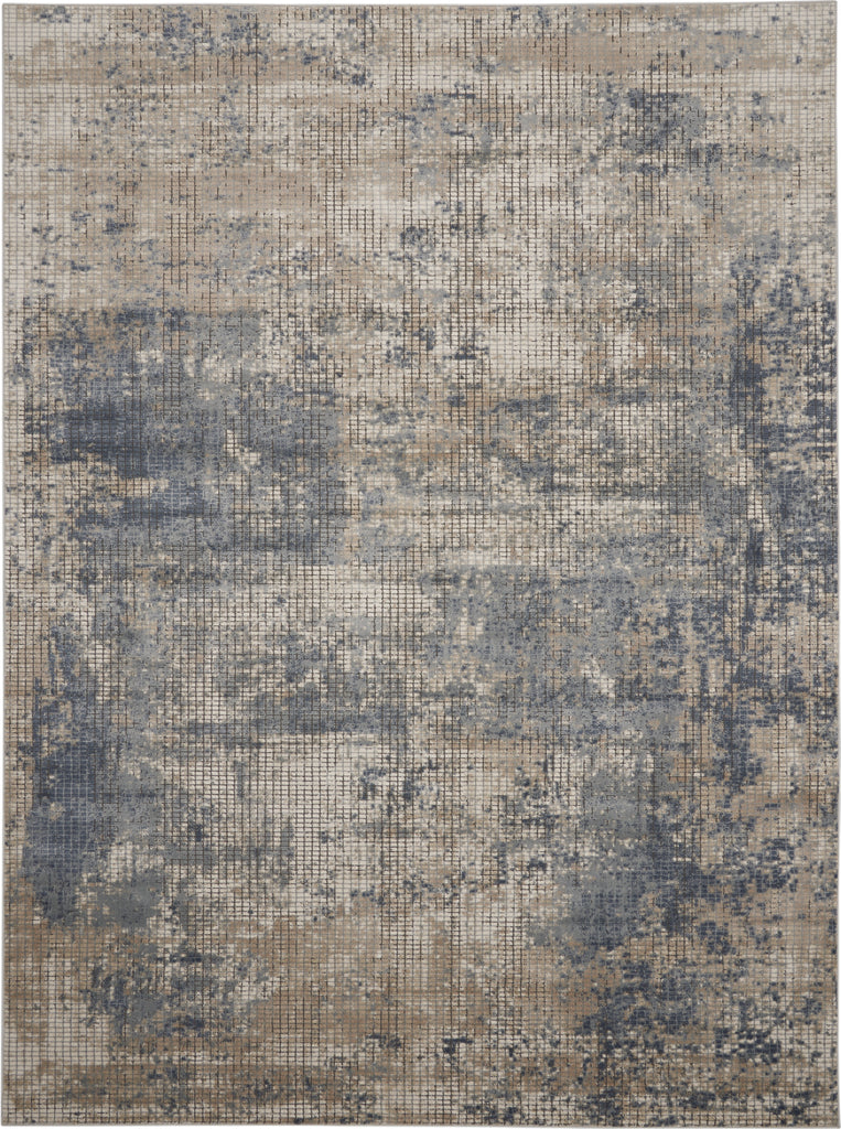 Nourison Concerto CNC02 Blue/Beige Area Rug