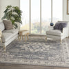 Nourison Concerto CNC07 Grey/Ivory Area Rug