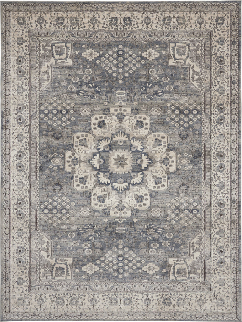 Nourison Concerto CNC07 Grey/Ivory Area Rug