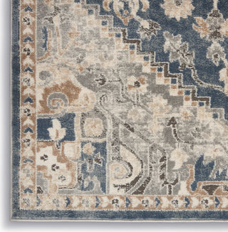 Nourison Concerto CNC08 Ivory Blue Area Rug