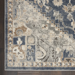 Nourison Concerto CNC08 Ivory Blue Area Rug