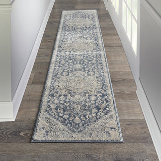 Nourison Concerto CNC08 Ivory Blue Area Rug