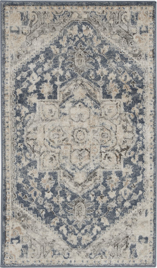 Nourison Concerto CNC08 Ivory Blue Area Rug