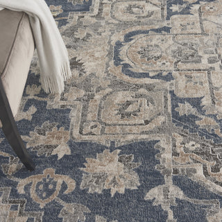 Nourison Concerto CNC08 Ivory Blue Area Rug