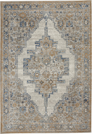 Nourison Concerto CNC09 Grey/Light Blue Area Rug