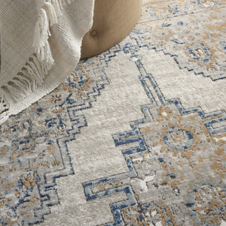 Nourison Concerto CNC09 Grey/Light Blue Area Rug