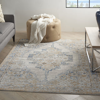 Nourison Concerto CNC09 Grey/Light Blue Area Rug