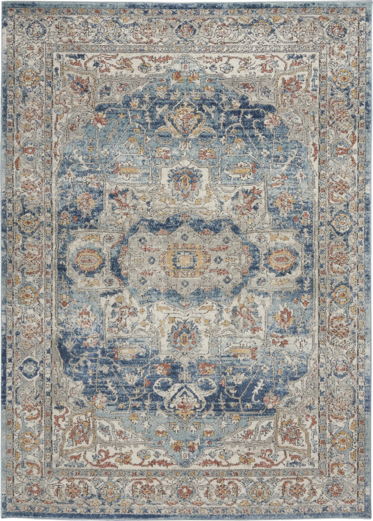 Nourison Concerto CNC11 Ivory Blue Area Rug