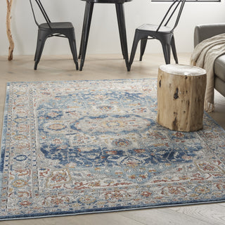 Nourison Concerto CNC11 Ivory Blue Area Rug