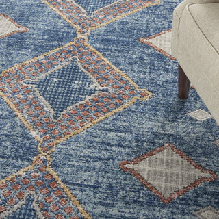 Nourison Concerto CNC14 Blue Area Rug