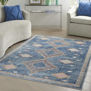 Nourison Concerto CNC14 Blue Area Rug