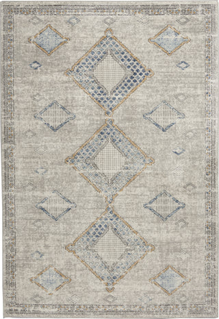 Nourison Concerto CNC14 Ivory/Grey/Blue Area Rug