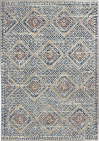 Nourison Concerto CNC16 Blue/Ivory Area Rug