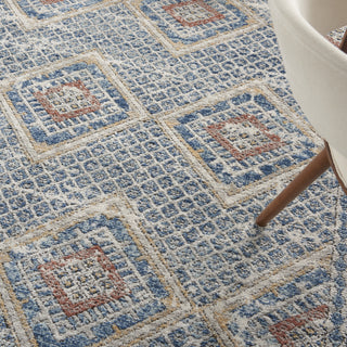 Nourison Concerto CNC16 Blue/Ivory Area Rug