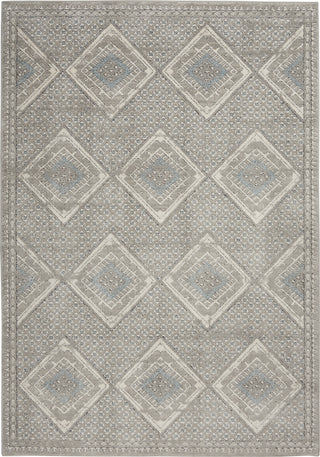 Nourison Concerto CNC16 Grey/Ivory/Blue Area Rug