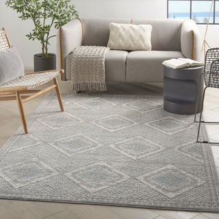 Nourison Concerto CNC16 Grey/Ivory/Blue Area Rug