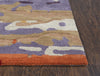 Rizzy CNP110 Orange Area Rug by Connie Post Detail Image