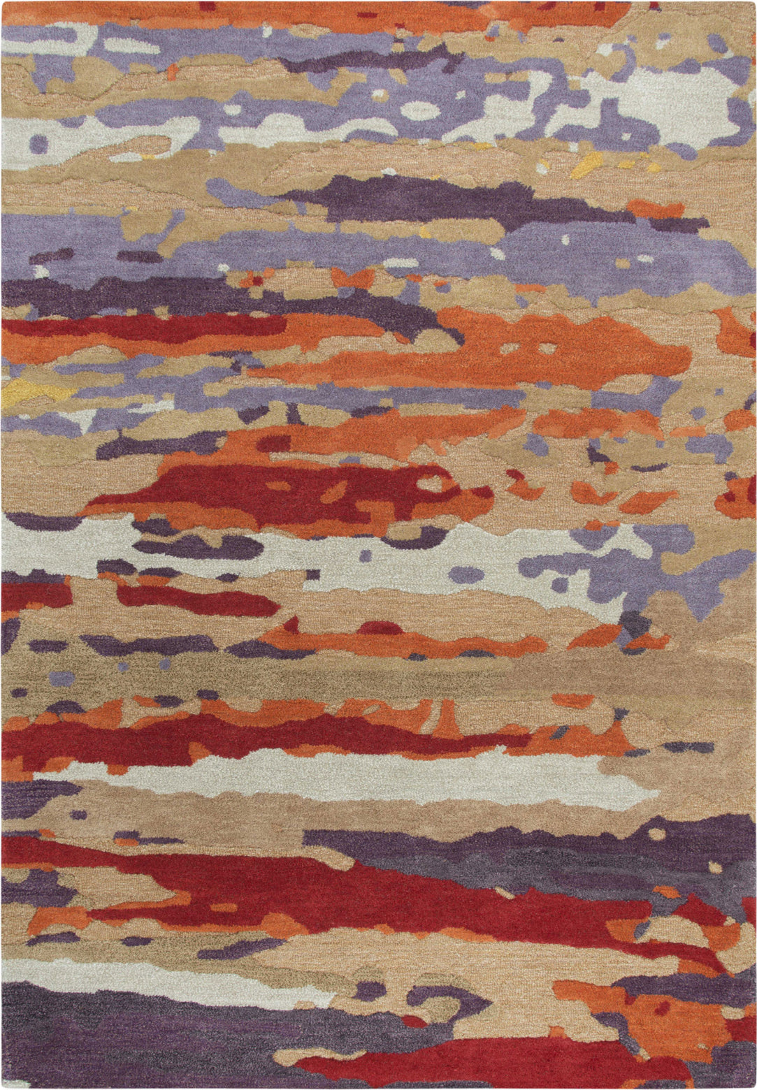 Rizzy CNP110 Orange Area Rug by Connie Post main image