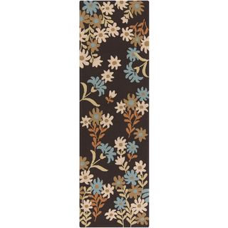 Surya Cannes CNS-5405 Chocolate Area Rug by Paule Marrot 2'6'' x 8' Runner