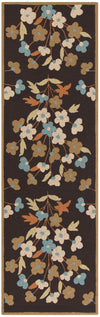 Surya Cannes CNS-5406 Chocolate Area Rug by Paule Marrot 2'6'' x 8' Runner
