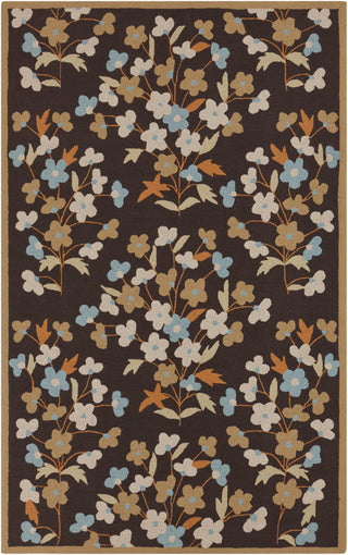 Surya Cannes CNS-5406 Chocolate Area Rug by Paule Marrot 5' x 8'