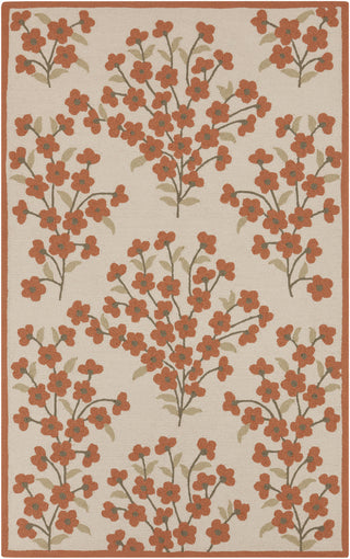 Surya Cannes CNS-5407 Rust Area Rug by Paule Marrot 5' x 8'