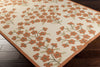 Surya Cannes CNS-5407 Rust Hand Hooked Area Rug by Paule Marrot 5x8 Corner