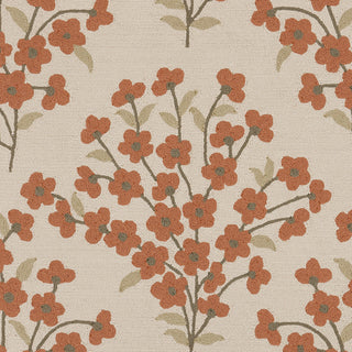 Surya Cannes CNS-5407 Rust Hand Hooked Area Rug by Paule Marrot Sample Swatch