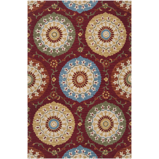 Surya Centennial CNT-1050 Cherry Area Rug 5' x 8'