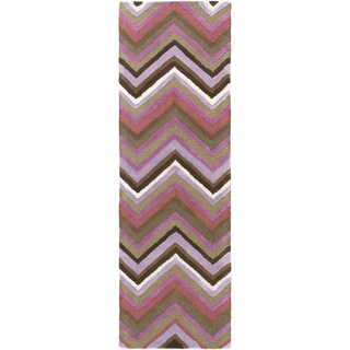 Surya Centennial CNT-1071 Magenta Area Rug 2'6'' x 8' Runner