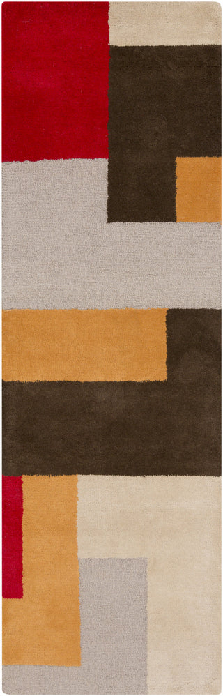 Surya Centennial CNT-1072 Chocolate Area Rug 2'6'' x 8' Runner