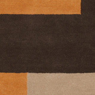 Surya Centennial CNT-1072 Chocolate Hand Tufted Area Rug Sample Swatch