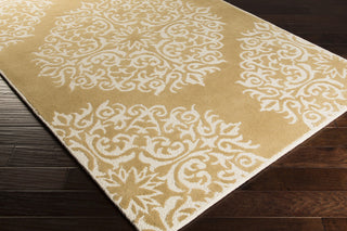 Surya Centennial CNT-1093 Gold Hand Tufted Area Rug 5x8 Corner