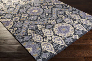 Surya Centennial CNT-1094 Lavender Hand Tufted Area Rug 5x8 Corner