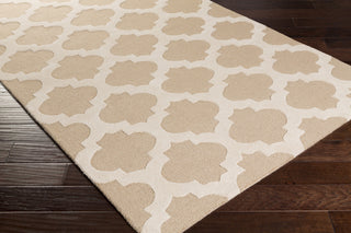 Surya Centennial CNT-1098 Olive Hand Tufted Area Rug 5x8 Corner