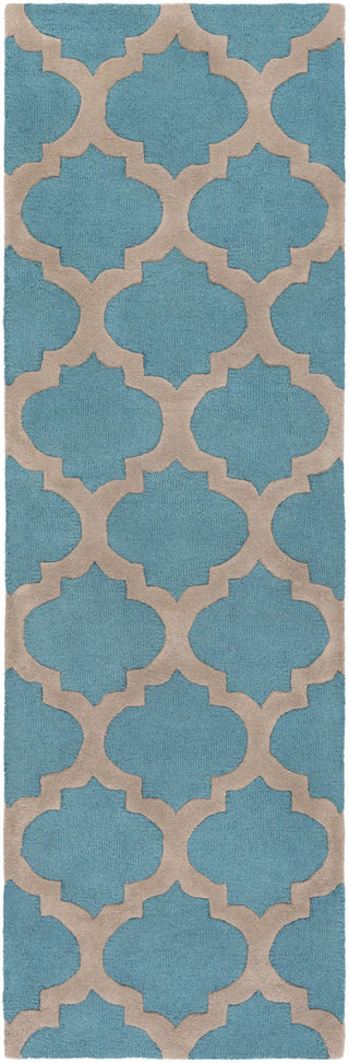 Surya Centennial CNT-1100 Teal Area Rug 2'6'' x 8' Runner