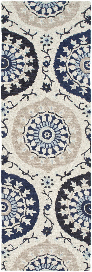 Surya Centennial CNT-1103 Navy Area Rug 2'6'' x 8' Runner