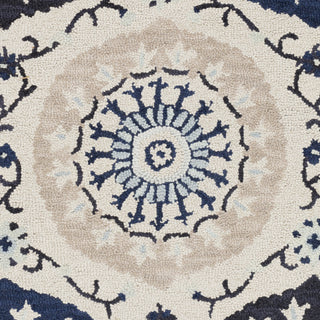 Surya Centennial CNT-1103 Navy Hand Tufted Area Rug Sample Swatch