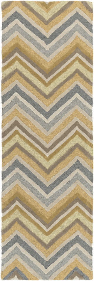 Surya Centennial CNT-1106 Gold Area Rug 2'6'' x 8' Runner