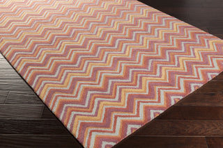 Surya Centennial CNT-1111 Rust Hand Tufted Area Rug 5x8 Corner