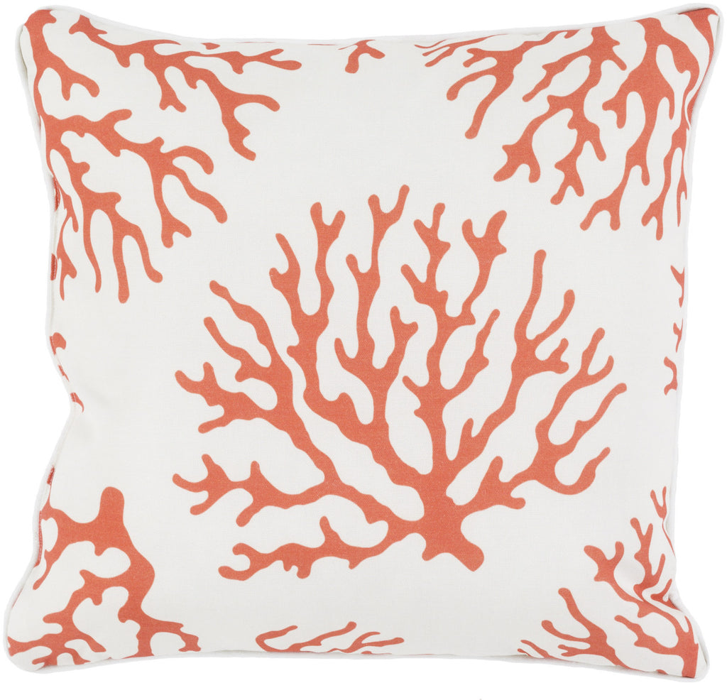 Surya Coral CO004 Pillow 16 X 16 X 4 Poly filled