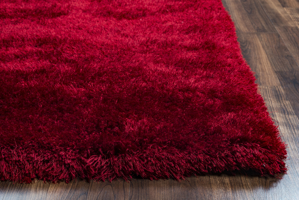 Rizzy Commons CO8362 red Area Rug Edge Shot Feature