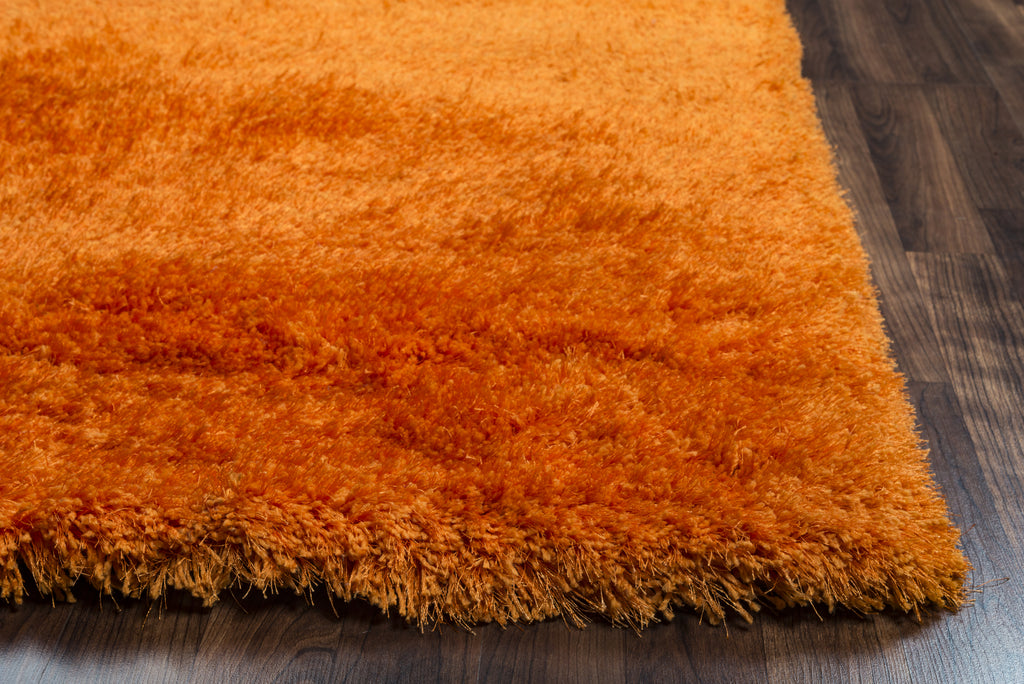Rizzy Commons CO8364 Orange Area Rug Edge Shot Feature