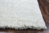 Rizzy Commons CO8365 White Area Rug Edge Shot