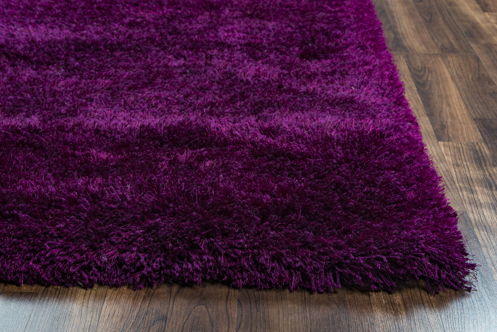 Rizzy Commons CO8366 purple Area Rug Edge Shot Feature