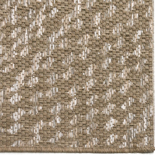 Orian Rugs Coastal Tides Beachhouse Twirl Gray/ Brown Area Rug Close Up